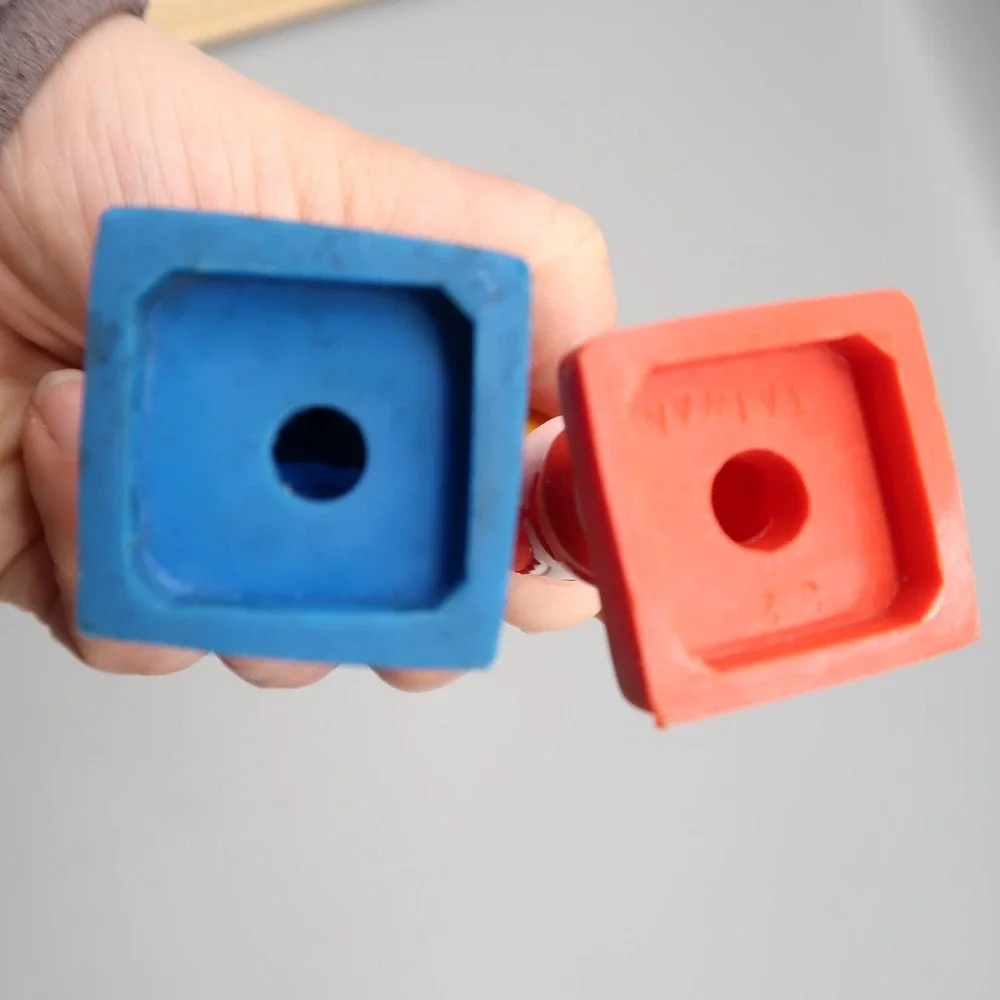 Vintage Tyco Super Blocks Block Family Pre-school Vinyl Figurine Toy Boy‎ & Girl